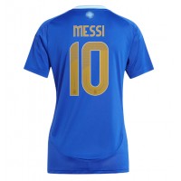 Argentina Lionel Messi #10 Bortatröja Dam Copa America 2024 Kortärmad
